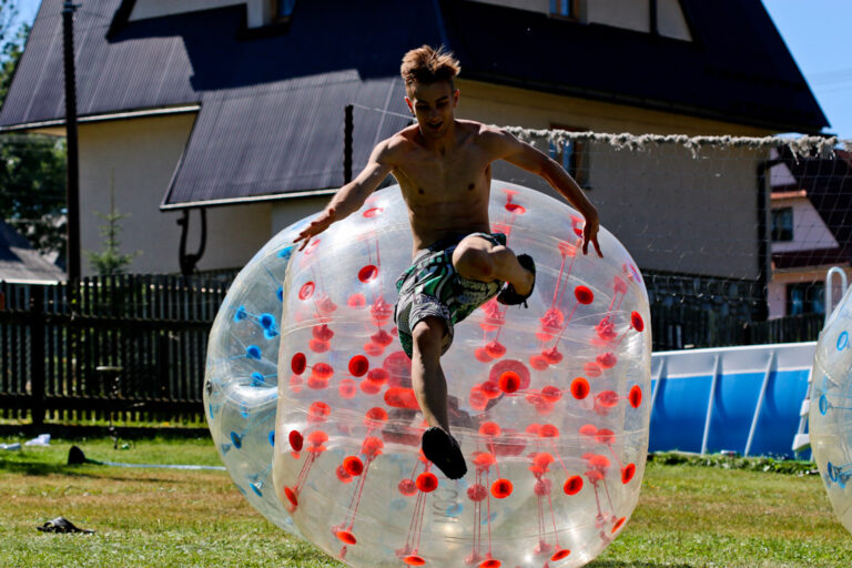 Collision in Bumper Balls – Krakow