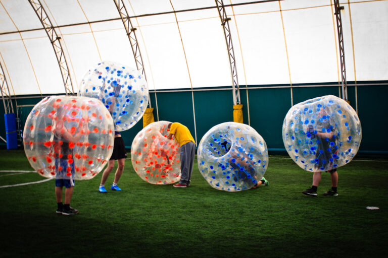 Bumper Ball in a sports hall – match