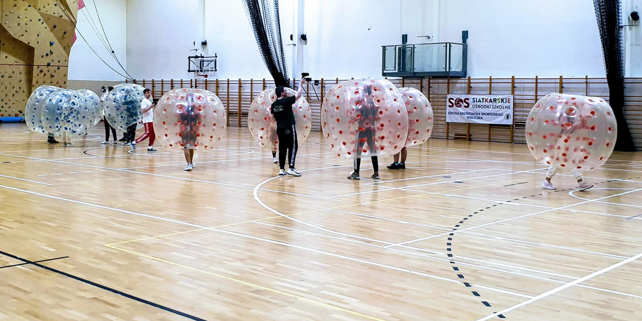 Match in giant inflatable balls – Bumper Ball Krakow